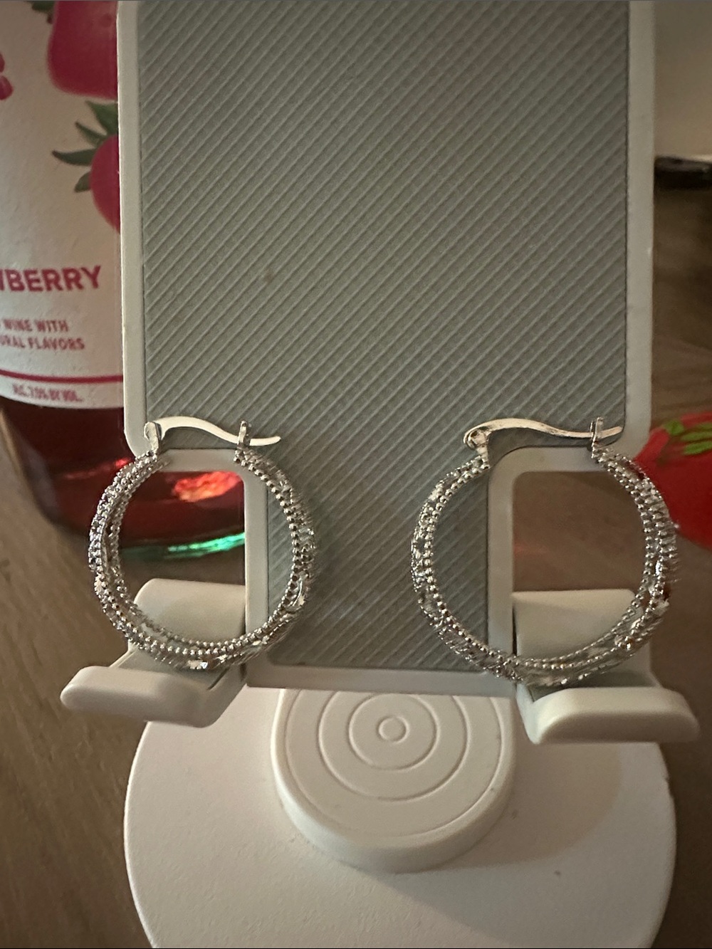 Silver Twisted Hoop Earrings - Elegant Women’s Jewelry fashion only